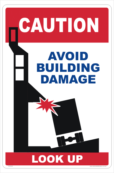 Truck Overhead Hazard sign