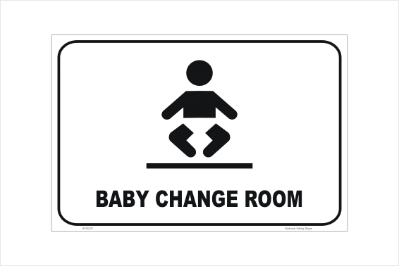 Baby Change Room sign