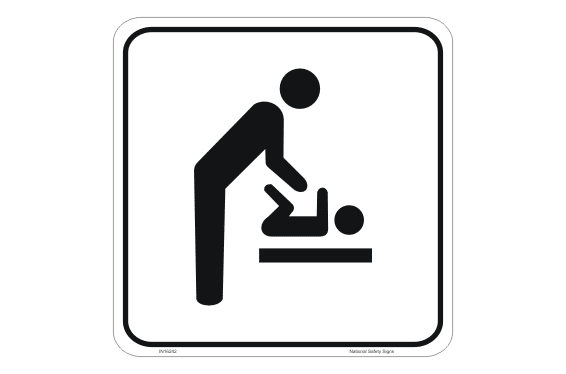 Baby Change sign IN16242