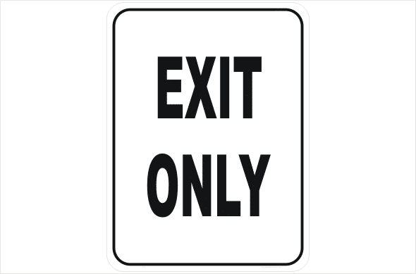 exit signs