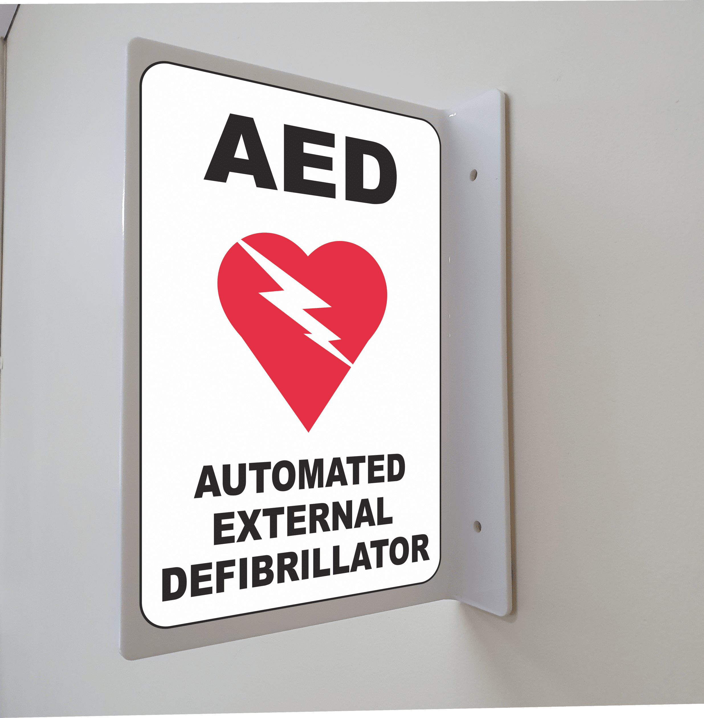 AED Projection Wall Sign IN16290