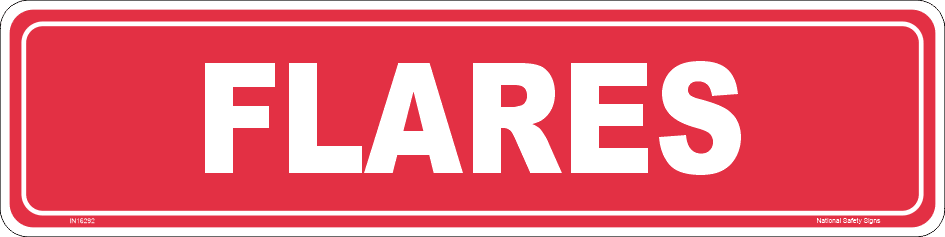 Flares Location sign IN16292