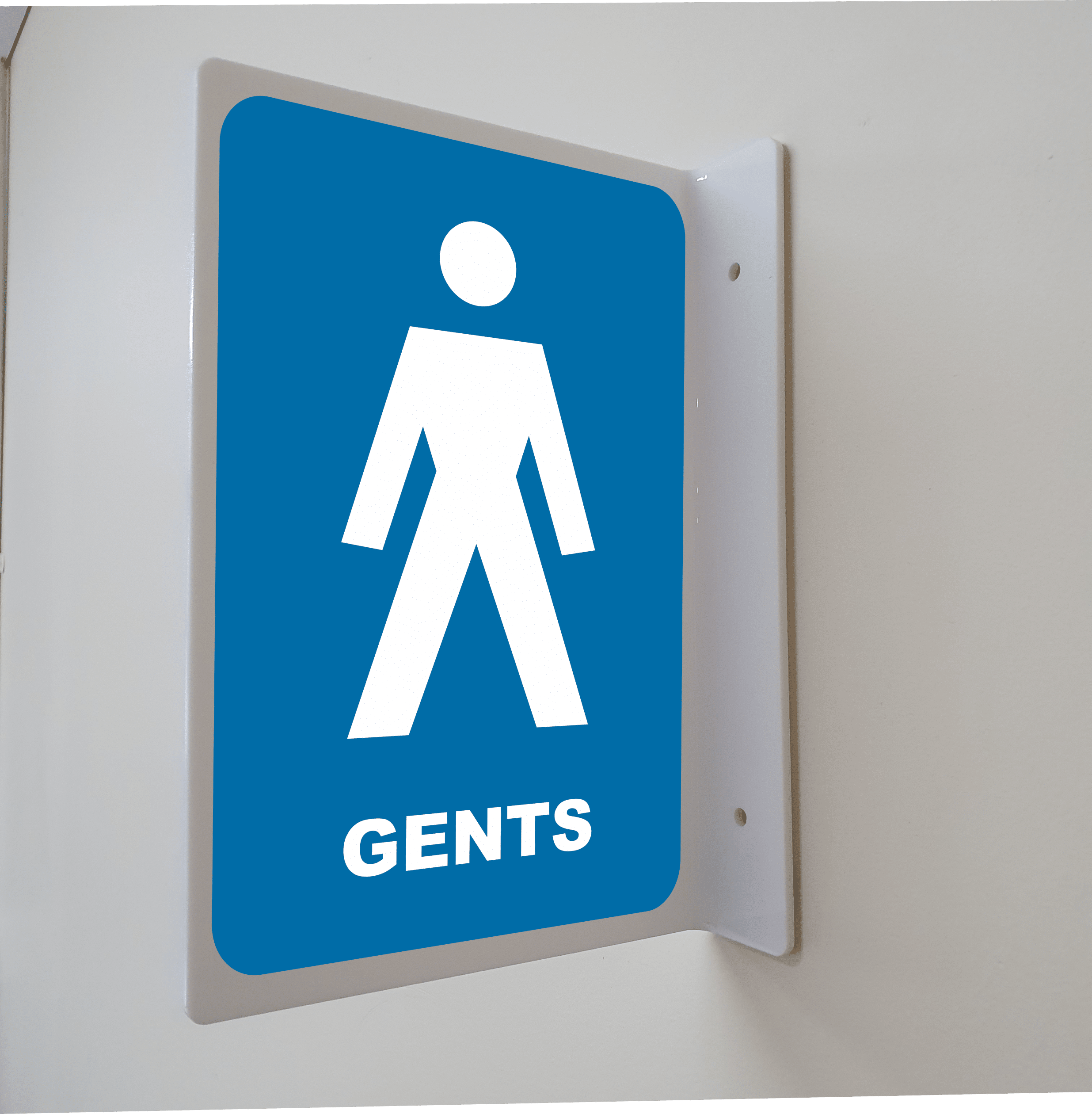 Gents Toilet Projection Wall Sign IN16288