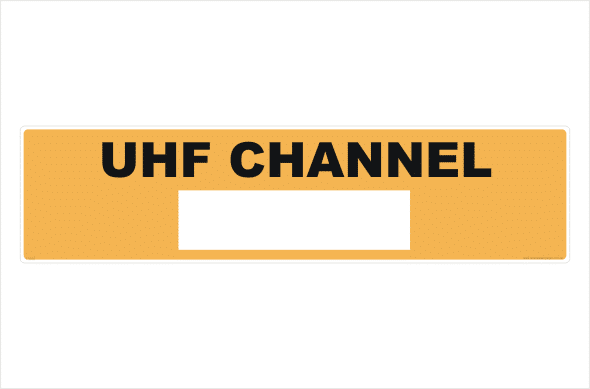 UHF channel