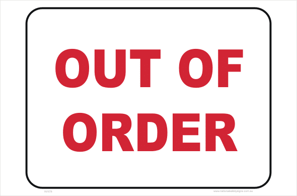 Out of Order