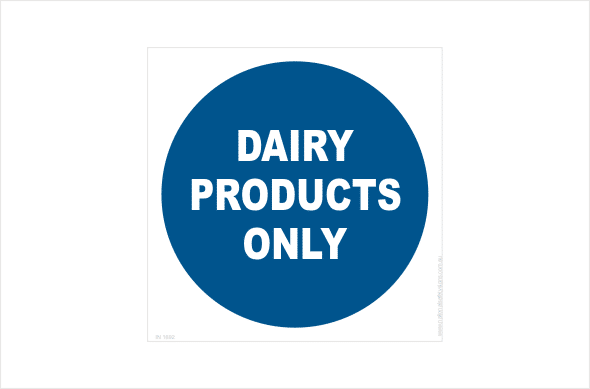 Dairy Products Only