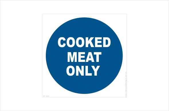 Cooked Meat Only