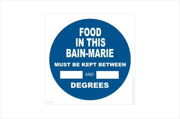 Bain-marie Temperature