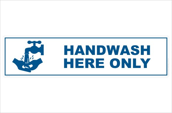 handwash here only