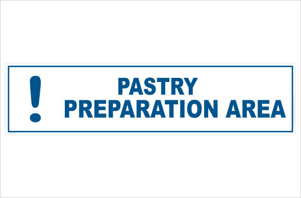 Pastry preparation area