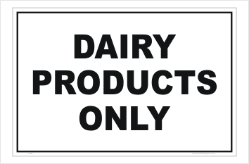 Dairy Products Only