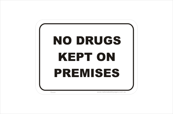 No Drugs on Premises
