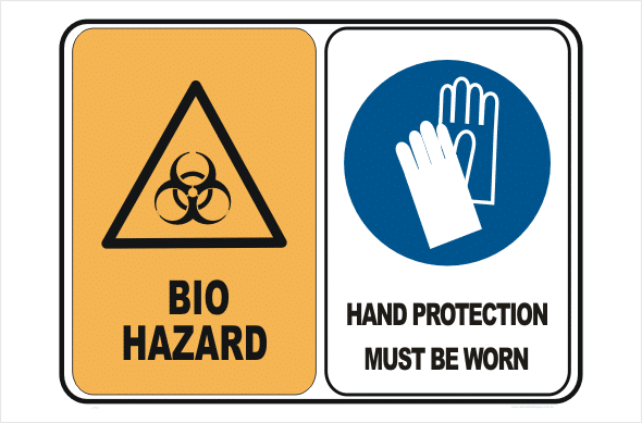 bio hazard hand protection
