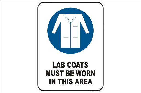 lab coats must be worn