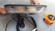 Magnetic warning roof light. Magnetic 12V