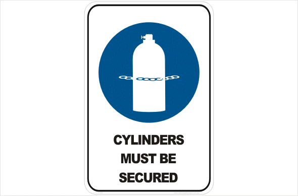 Cylinders Must be Secured