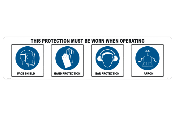 PPE must be worn when operating M18108