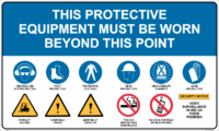 Mandatory protection Sign M18121