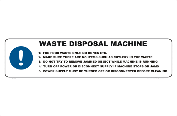 Waste Disposal Machine procedure