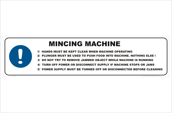 Mincing Machine procedure