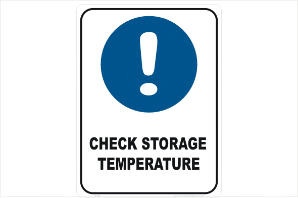 Check Storage Temperature