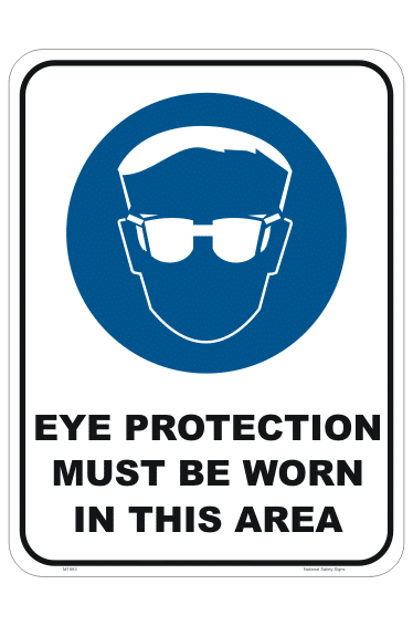 Eye Protection Safety Sign M1883