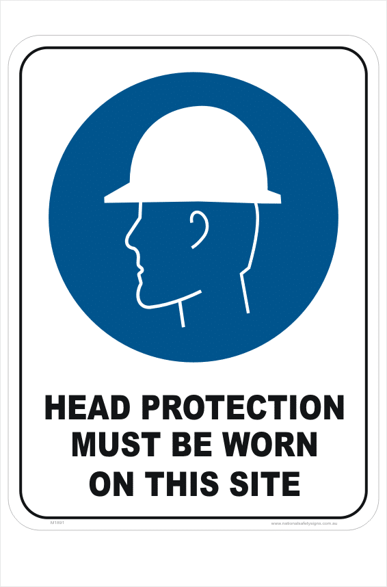 Head Protection sign