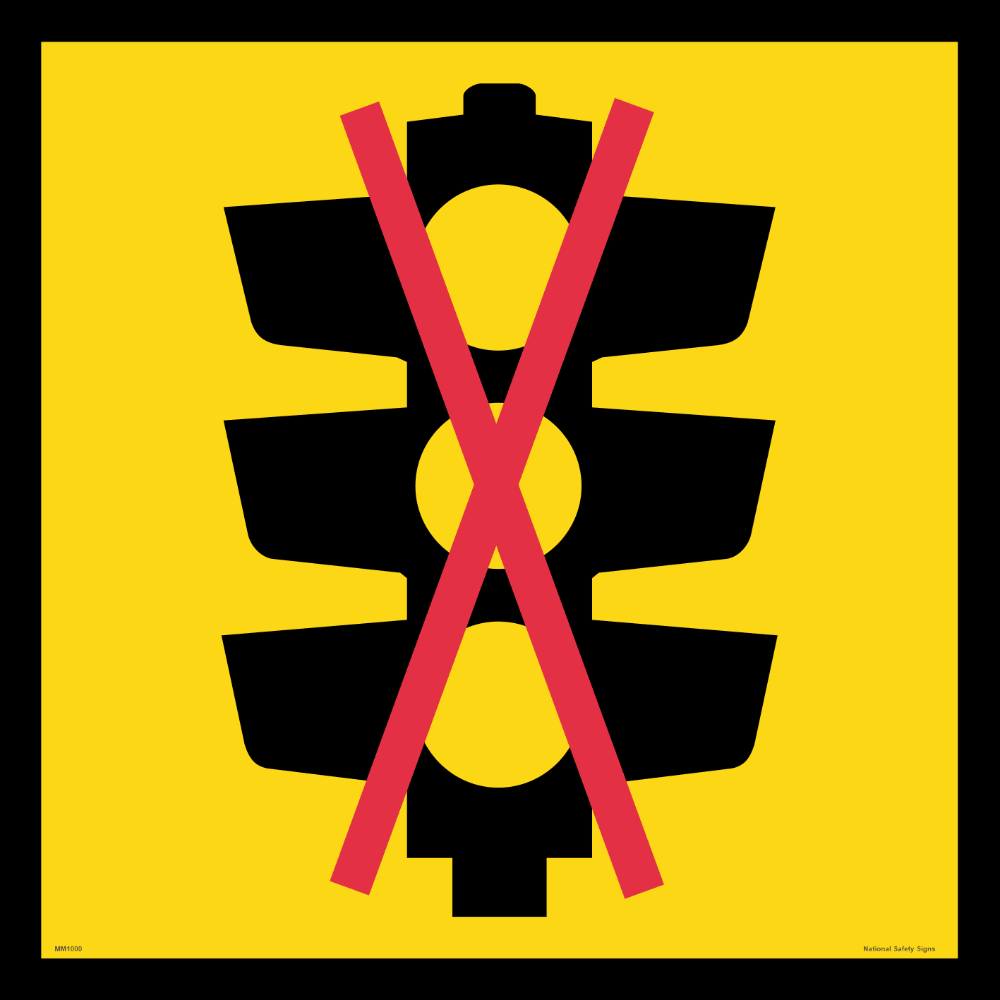 Multi Message Signals Under Repair Symbolic Sign MM9100 TC1311_1