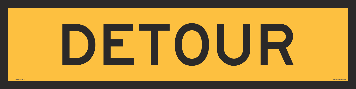 Multi Message Detour 1200 x 300 MM9154