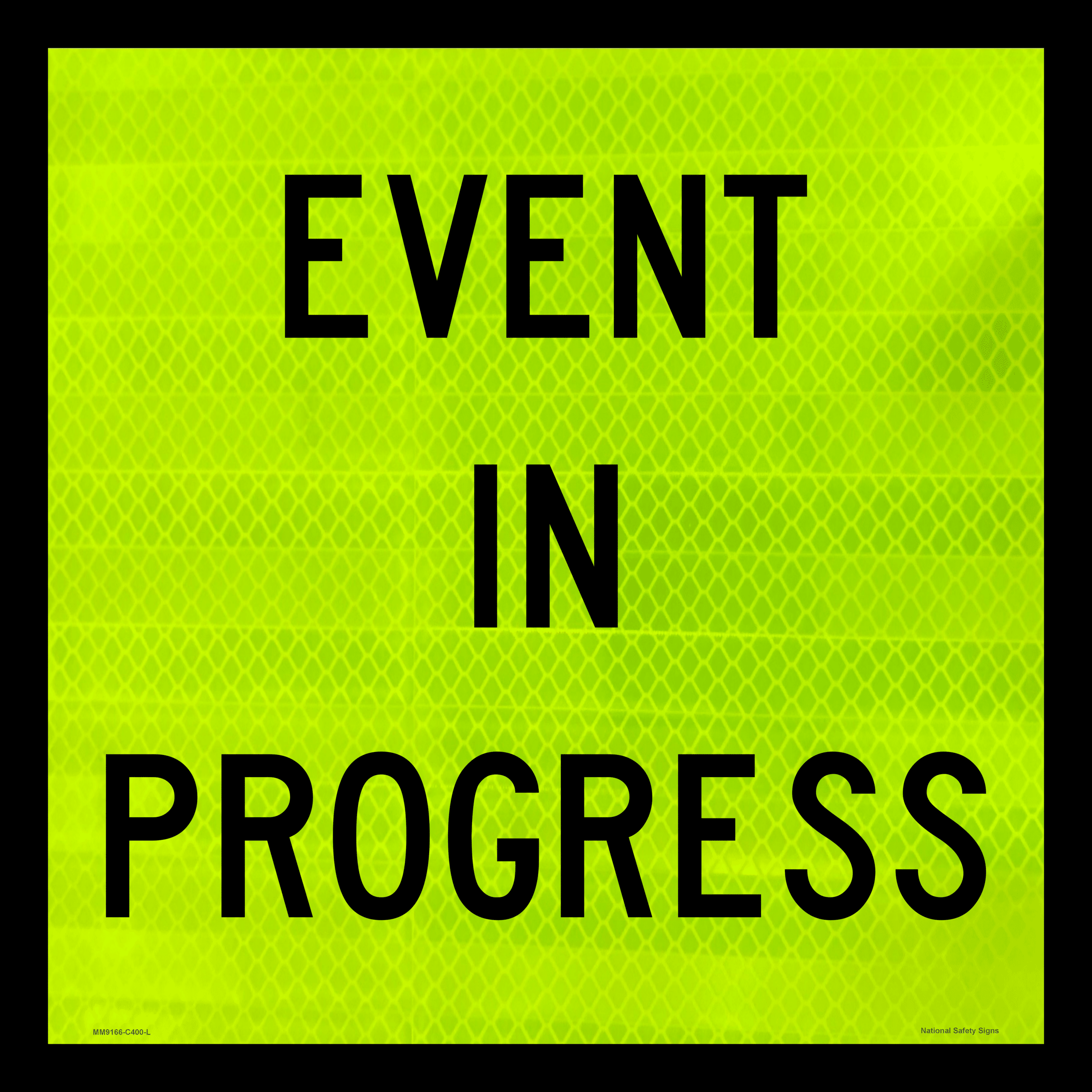 Multi Message sign Event In Progress MM9166