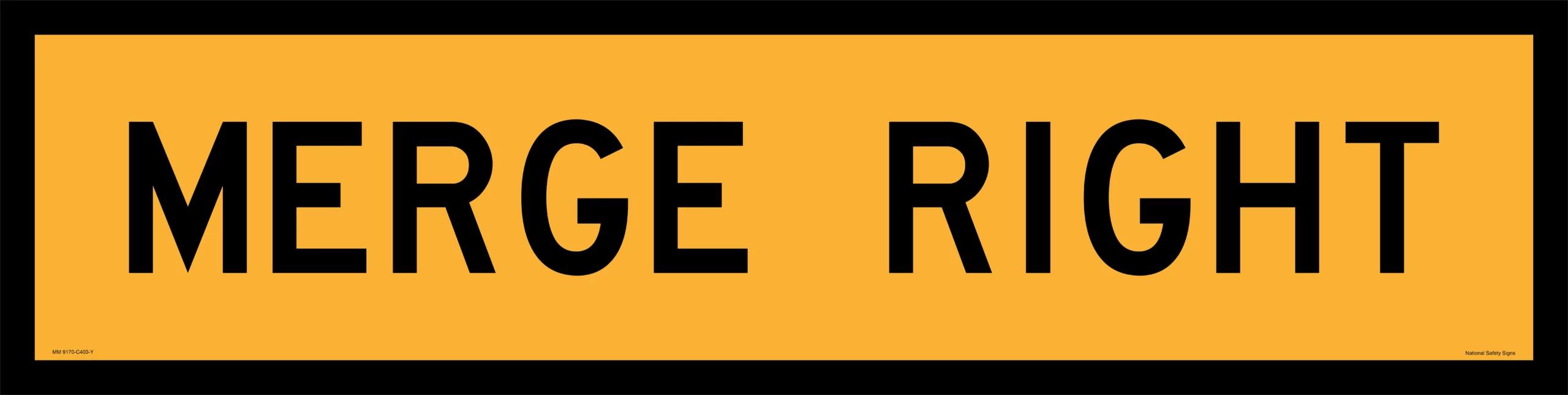 Multi Message sign Merge Right MM9170