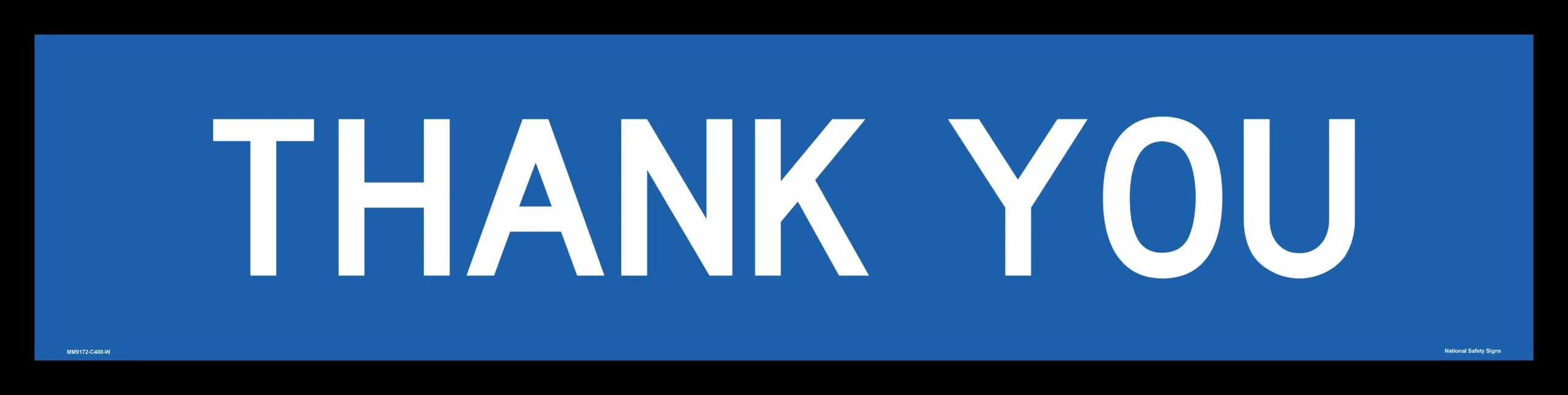 Multi Message sign Thankyou 1200 x 300 MM9172