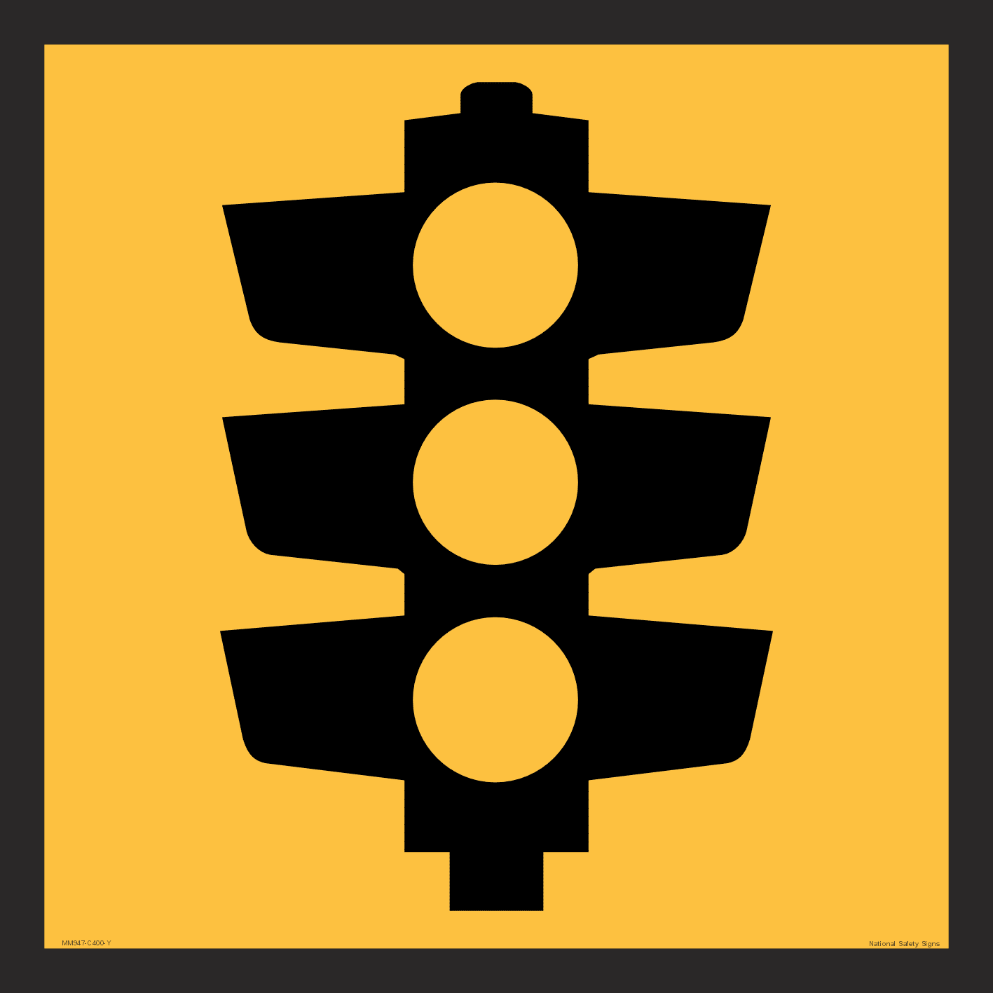 Multi Message Traffic Lights Roadwork Sign MM947