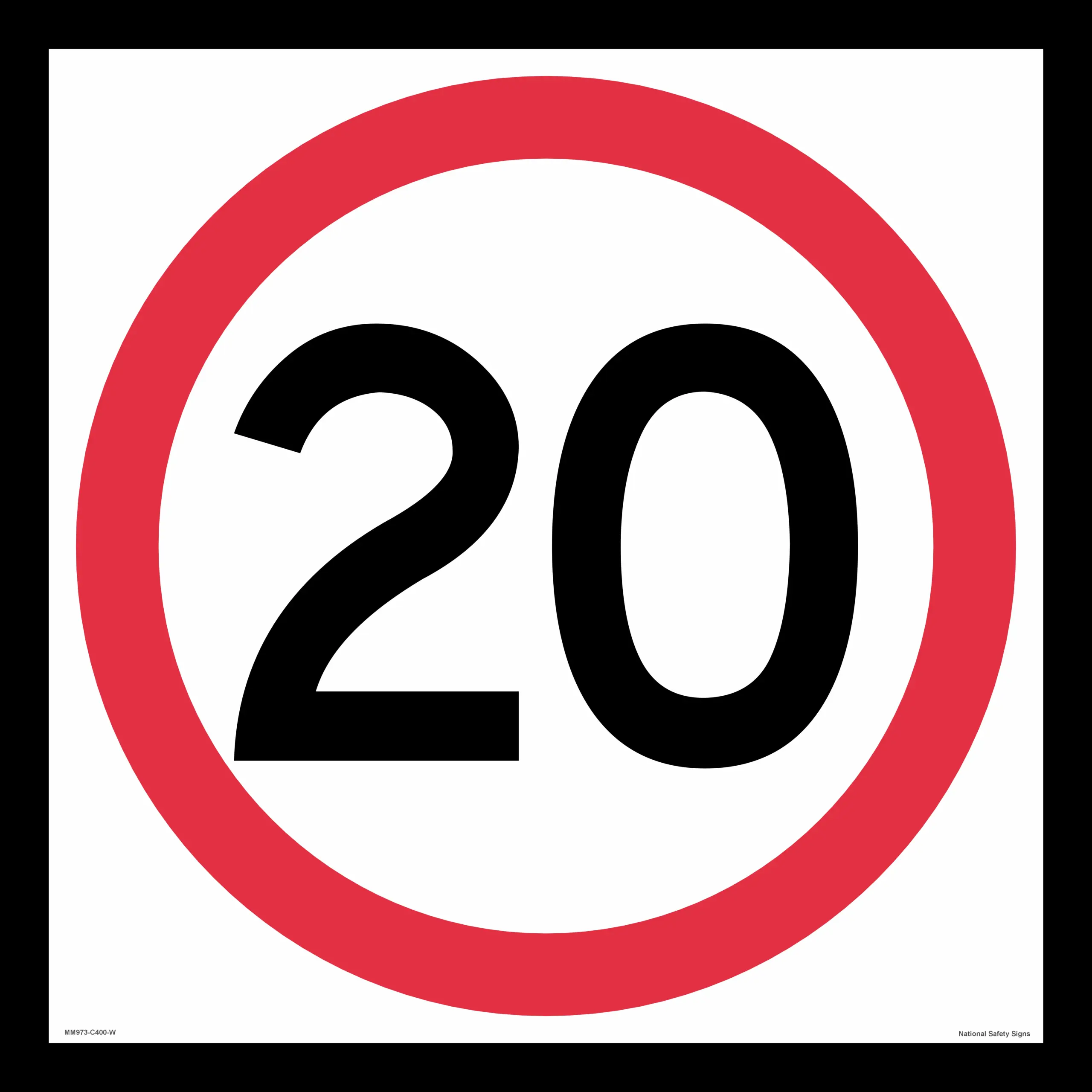 Multi Message 20 kph 600mm Sign MM973