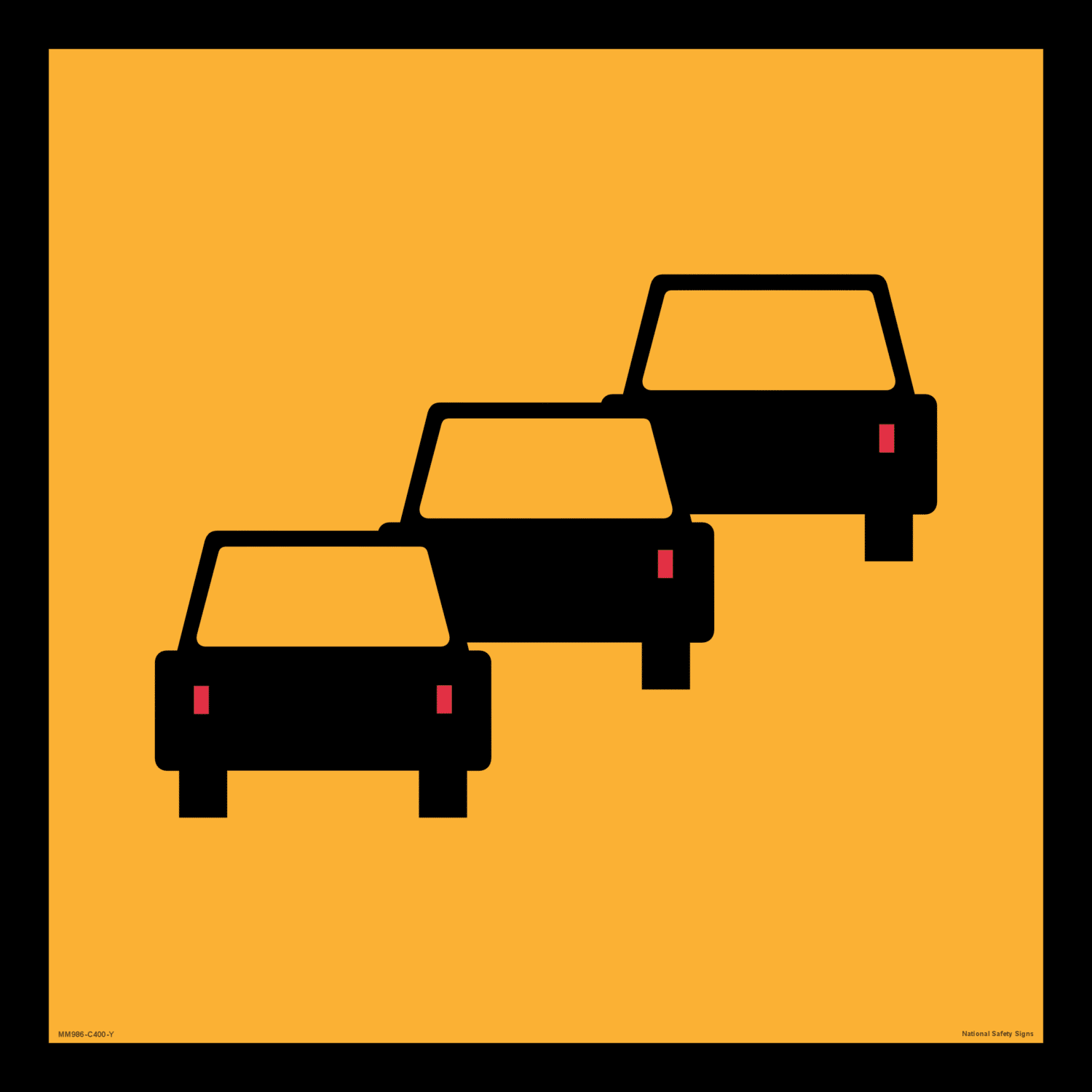 Multi Message Queued Traffic Symbolic Sign MM986 - TC1947-2 - TM1-47A