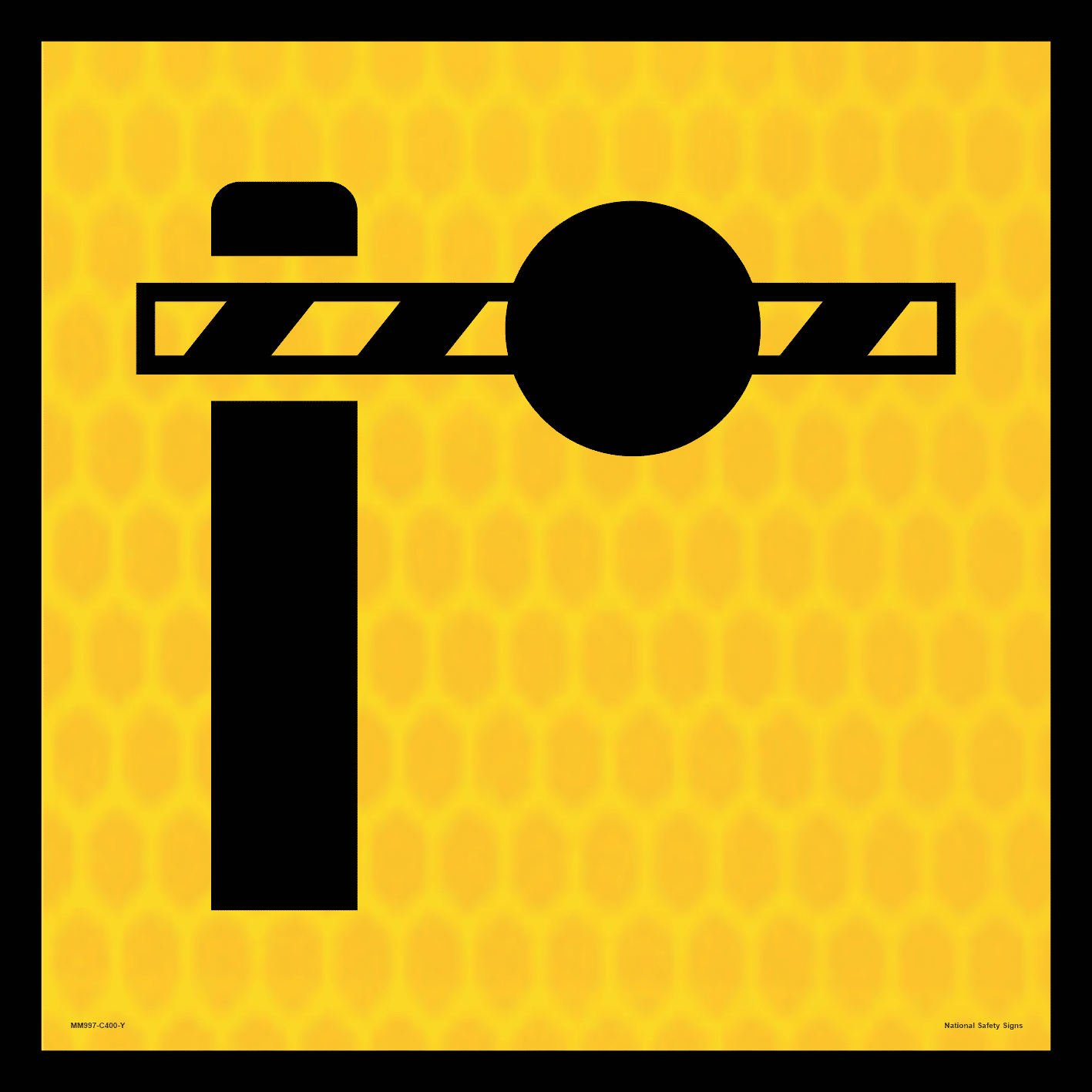 Multi Message Boom Barrier Sign MM997