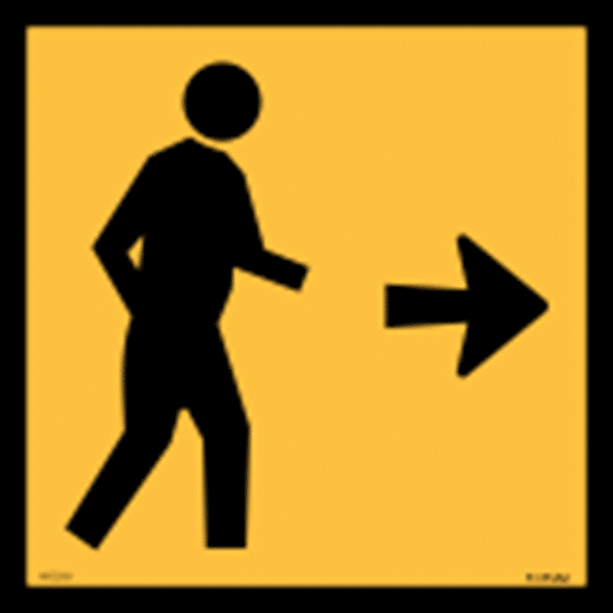 Multi Message Pedestrian Sign MM965