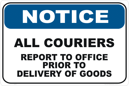 Couriers Report to Office
