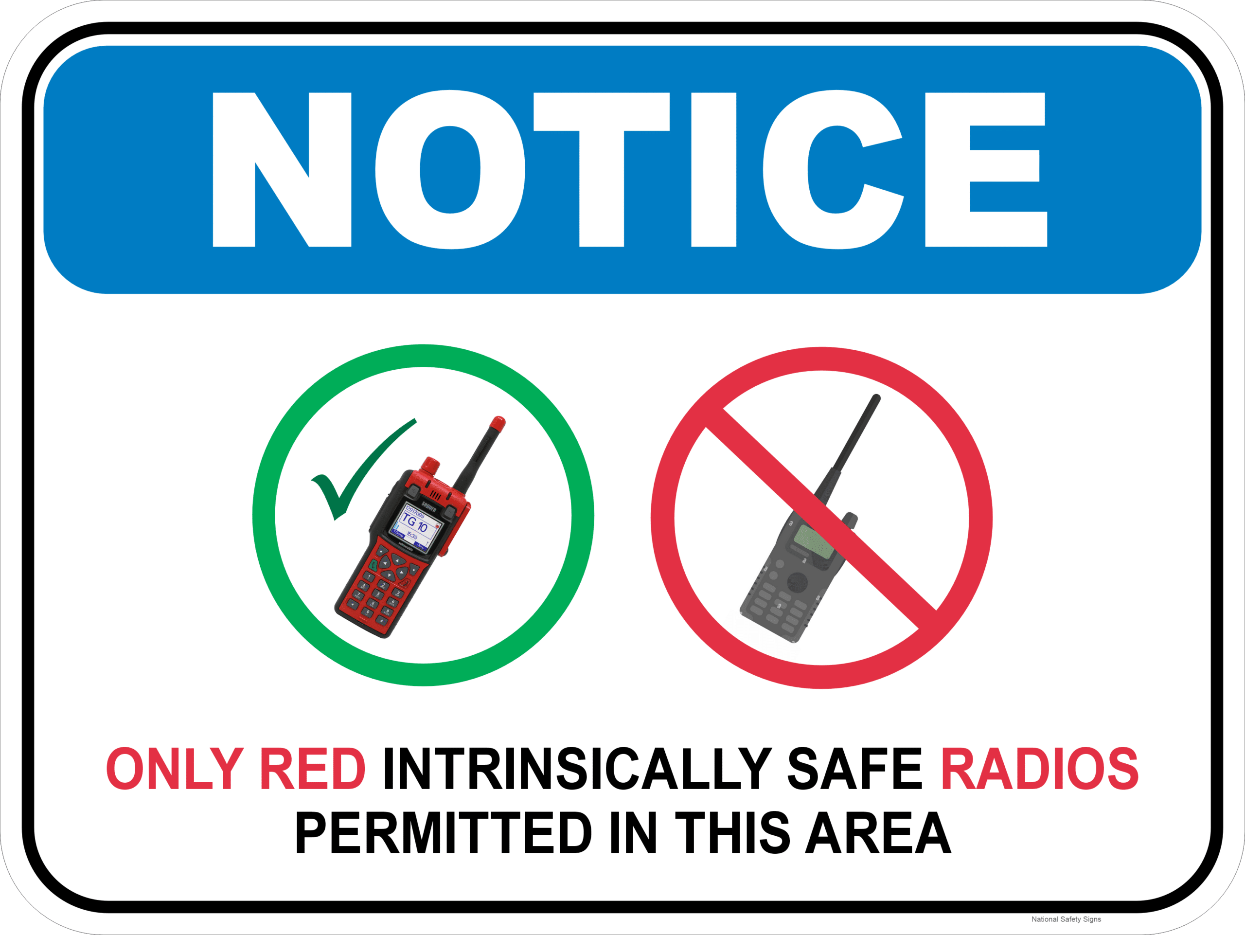 Safe Radios Permitted N2092