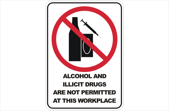 Alcohol and illicit drugs prohibited