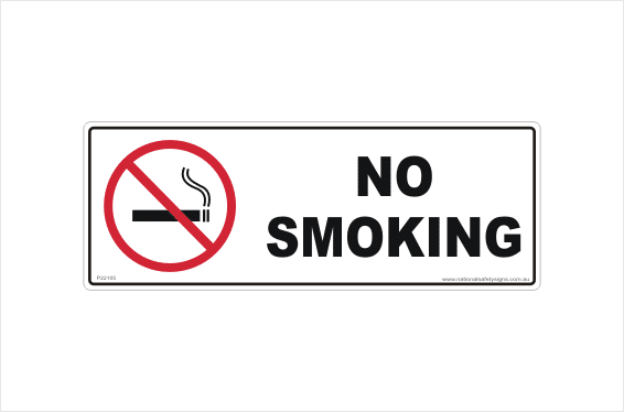 No-Smoking vinyl sticker