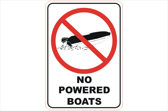 No Powered Boats