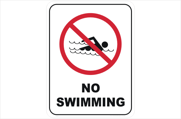 No Swimming