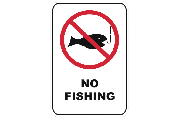 No fishing