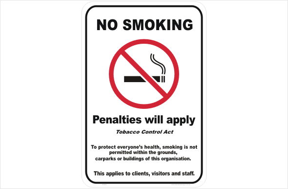 NT No Smoking in grounds