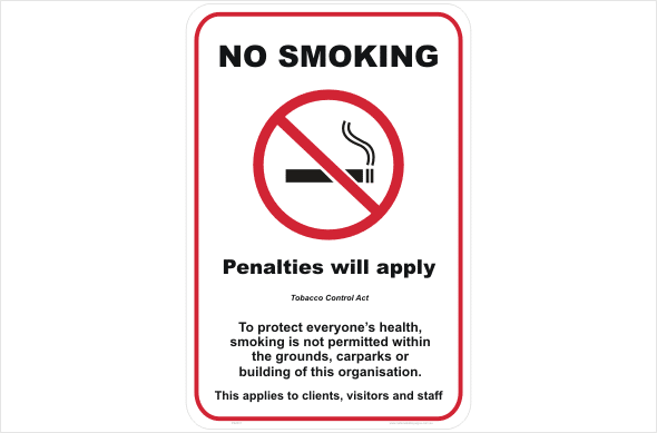 QLD No smoking penalties apply