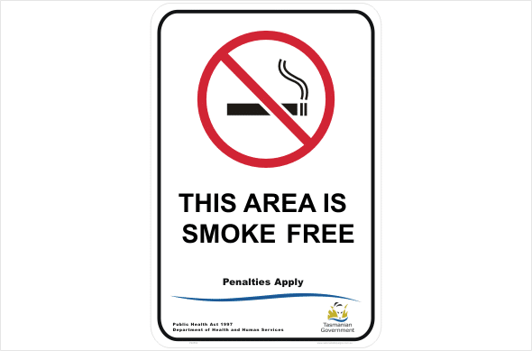 TAS This area is Smoke Free