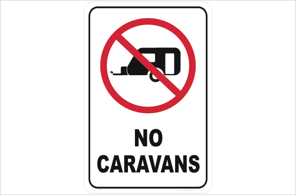 No Caravans