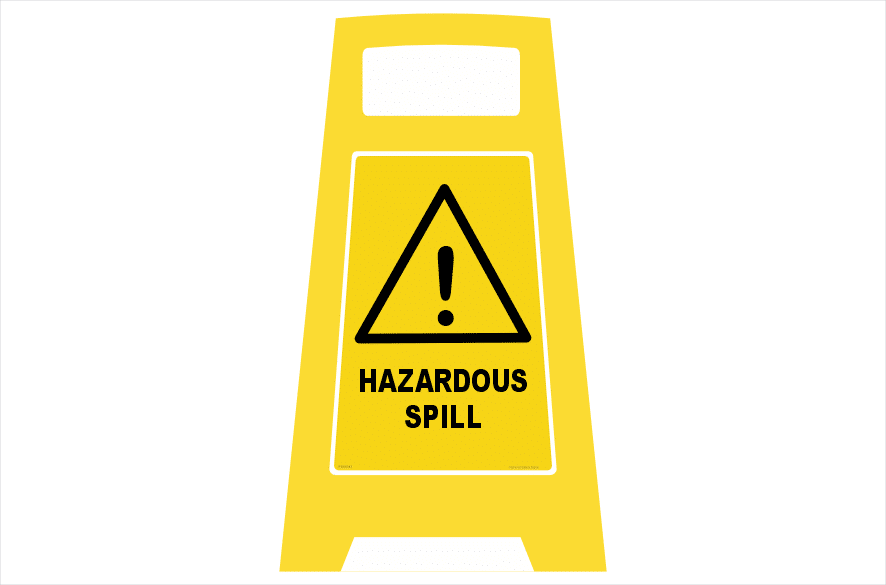 Hazardous Spill Porta Board sign PB66013