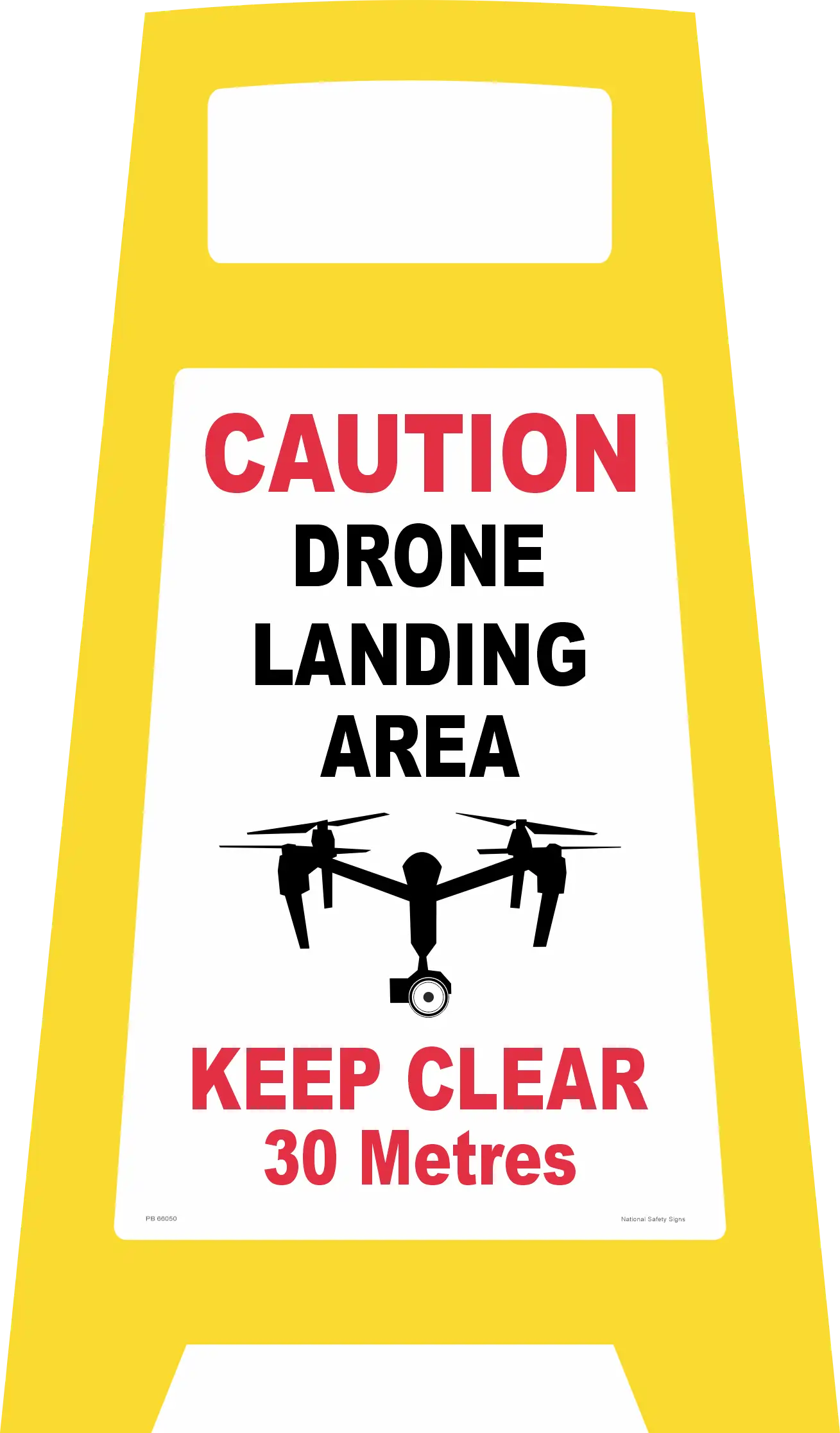 Drone Landing Area Porta Sign PB66050